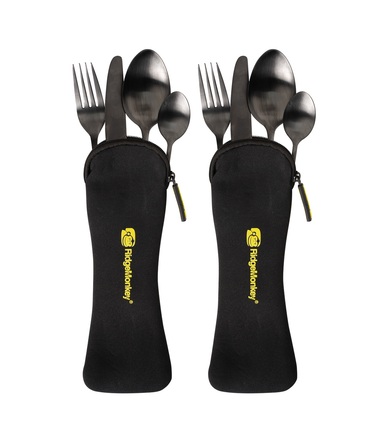 Ridgemonkey DLX Cutlery Set Twin Pack