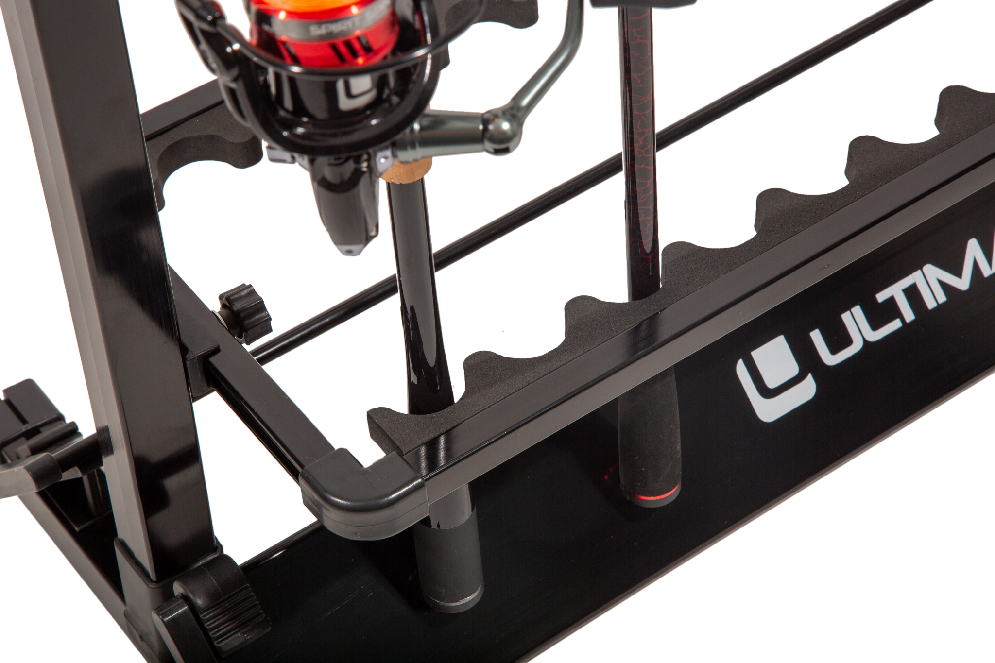 Ultimate Aluminum Rod Rack Black