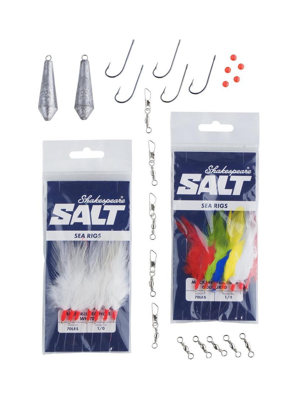 Shakespeare Salt Mackerel Masher Sea Fishing Combo Set 2.40m (100g)