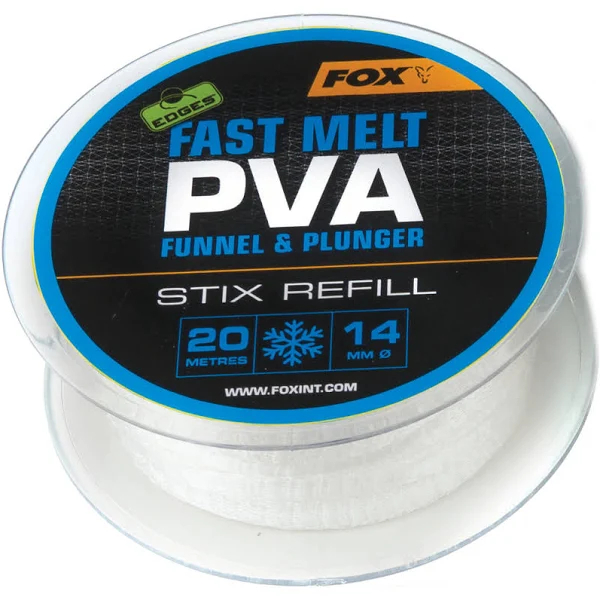 Fox Edges PVA Mesh System Refill - Fox Edges PVA Mesh System Refill Fast Melt 14mm Stix (20m)
