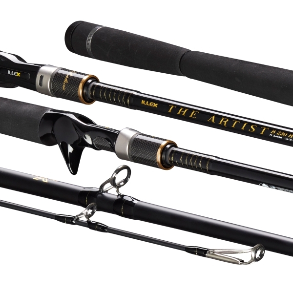 Illex The Artist X5 B H+ Angel Of Darkness Baitcaster Rod 2.21m (20-80g)