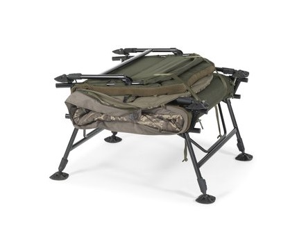 Nash Indulgence HD40 Sleep System 8 Legs Camo Wide (Stretcher + Duvet)