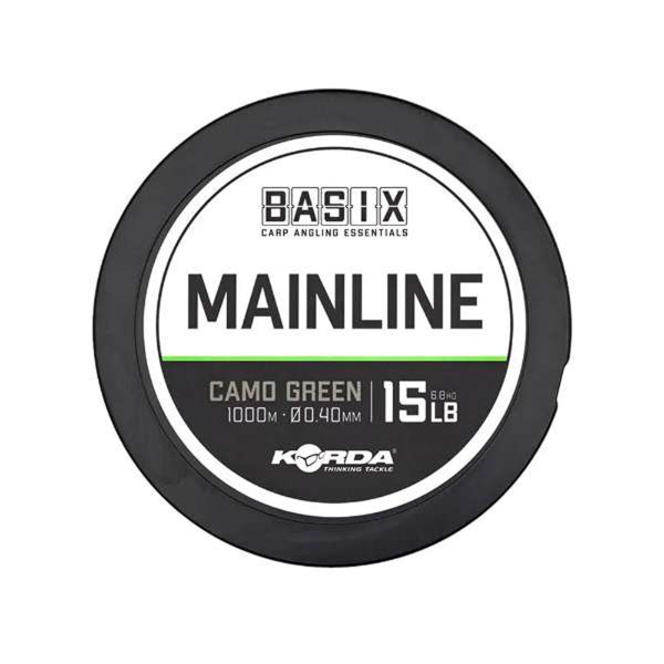 Korda Basix Main Line (1000m) - Basix Main Line 0,40mm 15lb/6,8kg (1000m)