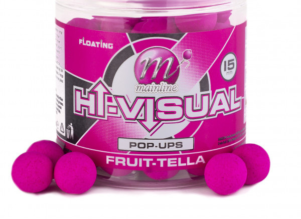 Mainline Hi-Visual Pop-Ups 15mm (250ml) - Fruit-Tella