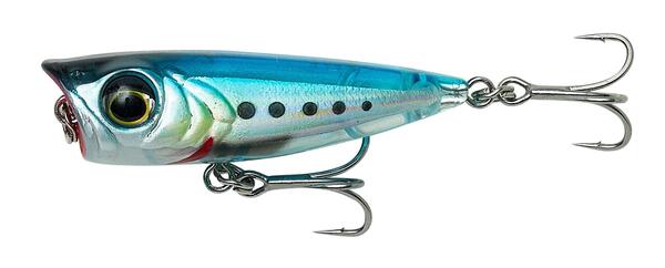 Savage Gear Micro Popper Surface Lure 4.3cm (3g) - Ghost Sardine