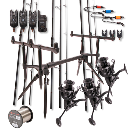 Ultimate Adventure Carp Triple Rod Set