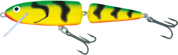Salmo Whitefish Lure 13cm (21g) - Jointed - Green Tiger