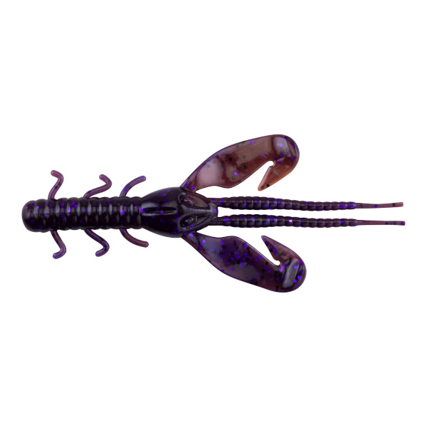 Berkley Powerbait Rocket Craw 4'' 8pcs (multiple options) - Purple Pumpkin Red