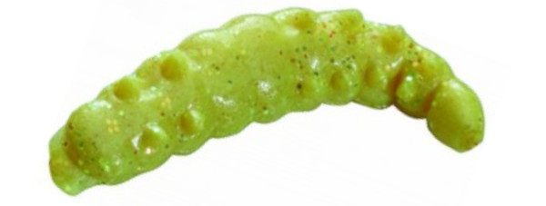 Berkley Powerbait Honey Worms, 55 pcs! - Yellow Glitter