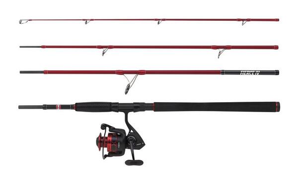 Penn Fierce IV Travel Combo Marine Fishing Spin Rod (4 parts)