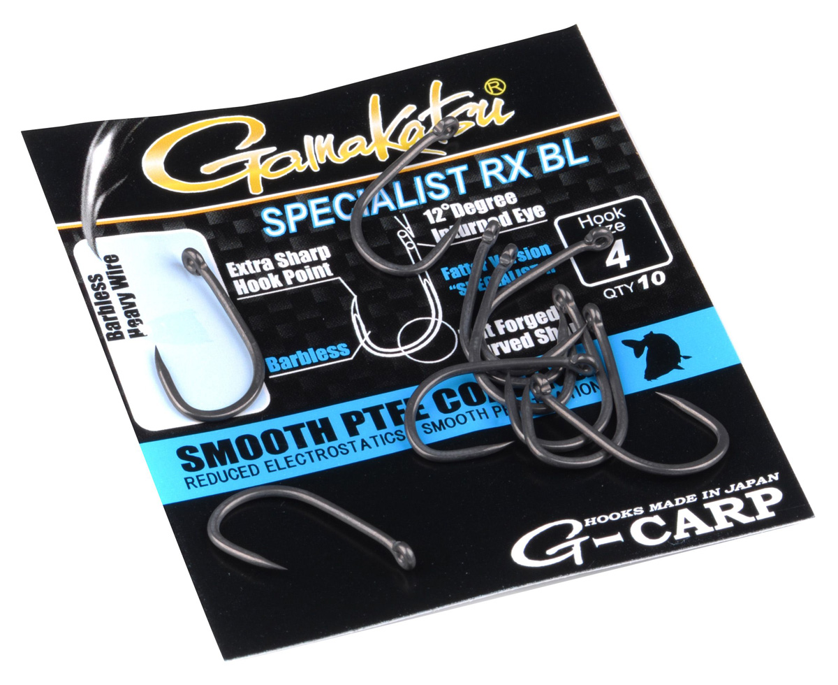 G-Carp Specialist RX (10 Pack) - Gamakatsu USA Fishing Hooks