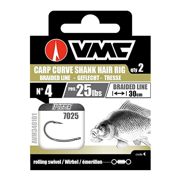 VMC Carp Curve 7025 NT Carp Leader (2 pieces)