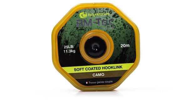 RidgeMonkey RM-Tec Soft Coated Hooklink - Camo