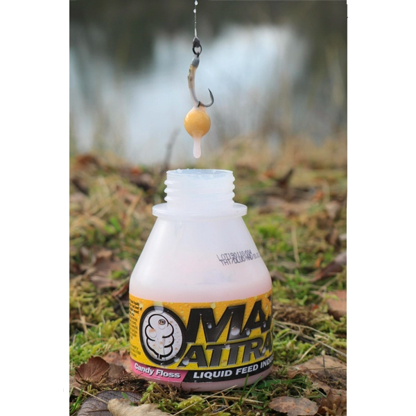 Carp Tacklebox Complete, packed end tackle from well-known A-brands! - Solar Max Attract Liquid, Candy Floss