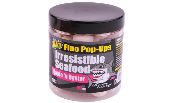 Super Adventure Carp Box Deluxe, packed end tackle from well-known A-brands! - Strategy Irresistible Seafood Pop Ups, Maple ’n Oyster