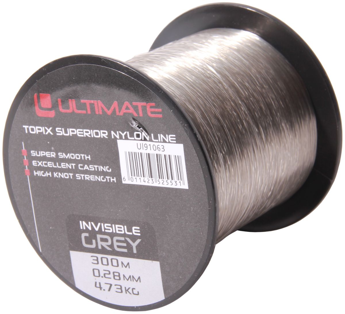 Ultimate Topix Nylon Invisible Grey, 300m