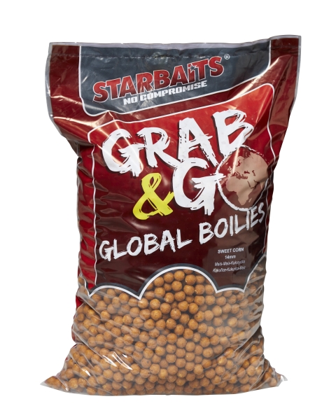 Starbaits G&G Global Sweetcorn Boilies (10kg) - 14mm
