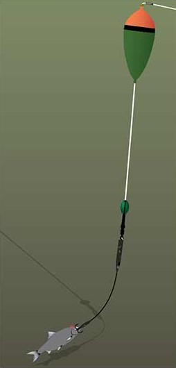 Fox Rage Predator Float Trace Rig 52cm (40lb)