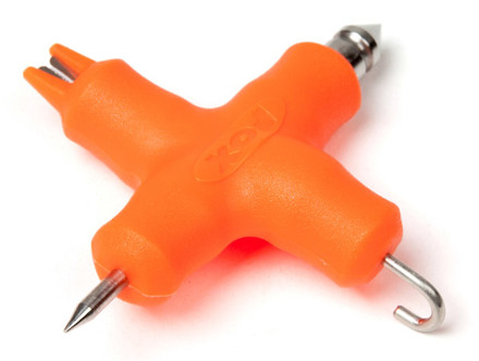 Fox Fox Edges Micro Multi Tool orange Stripper Spannhaken Metallspitze Chod Former 
