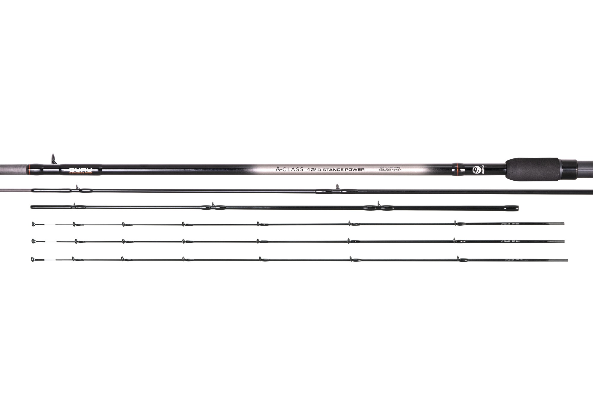 Guru A-Class Distance Feeder Rod (3 pieces)