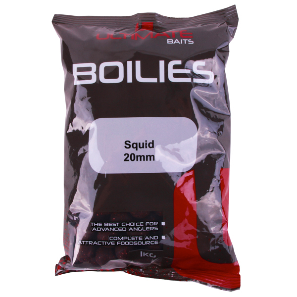 Ultimate Baits Mix Pack - Ultimate Baits Boilies 20mm, Squid