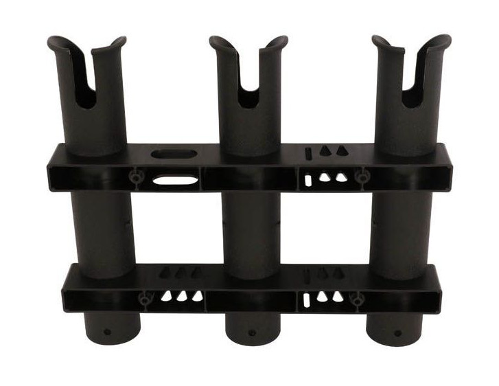 Seanox 3-Rod PVC Fishing Rod Rack - Black