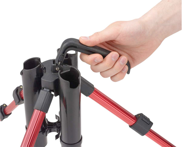 telescoping rod holder