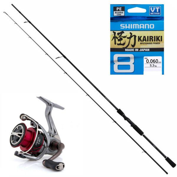 Shimano Yasei Zander Set with Stradic reel and Kairiki Braid