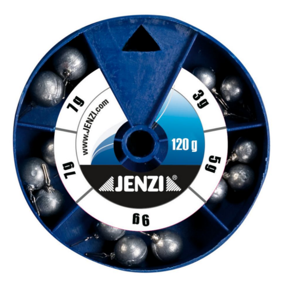 Jenzi Drop Shot / Texas / Carolina Rig Lead Assortment - Jenzi Drop Shot Lead Assortment E