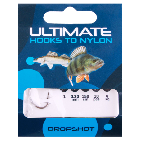 Predator Lure Box 3 (98-pieces!) - Ultimate Dropshot Rig size 2 Fluorocarbon 0,25mm 150cm