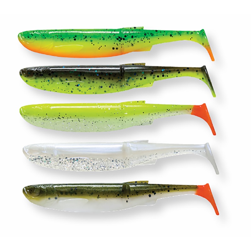 Savage Gear Craft Bleak Shad 7cm (5 pieces) - Dark Water Mix