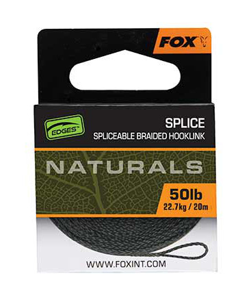 Fox Naturals Splice Hooklength Carp Rig Material 20m (50lb)