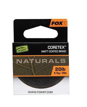 Fox Edges Naturals Coretex Hooklink Rig Material (20m)