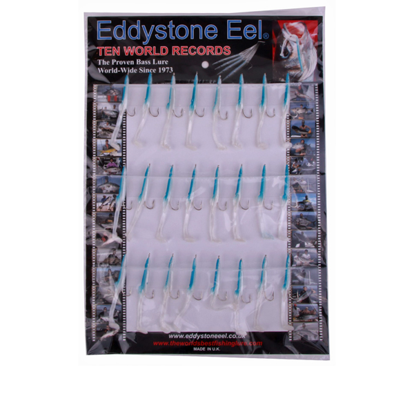Eddystone Eel 70mm, 24 pieces! - Pearl/Blue Back