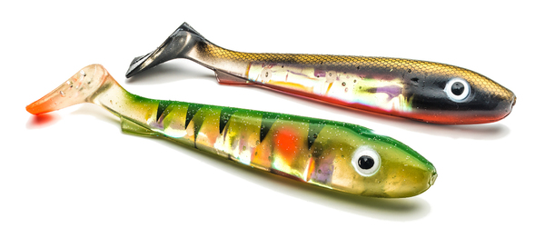 Svartzonker Big McRubber Flash Shad 25cm (2 pieces) - Shiner & Perch