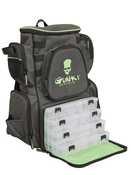 Gunki Iron-T Backpack (Incl. 4 Tackle boxes!)