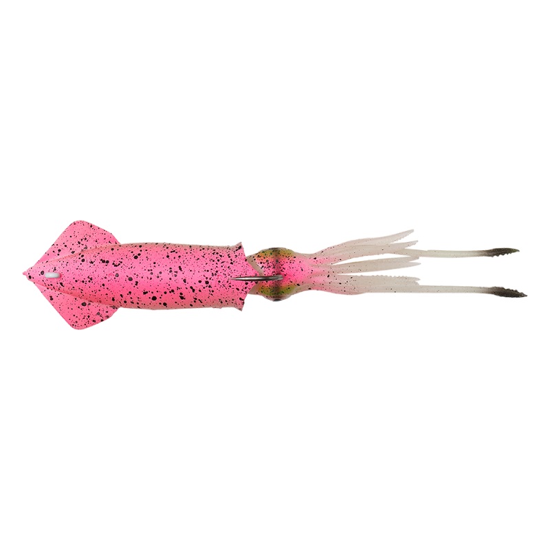 Savage Gear 3D TPE Swim Squid 12,5cm 25gr Sinking (2 pieces) - Pink/Glow
