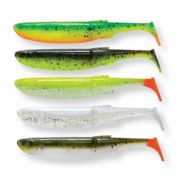 Savage Gear Craft Bleak Shad 10cm (5 pieces) - Dark Water Mix