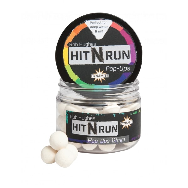 Dynamite Baits Hit N Run Pop Ups (12mm) - White