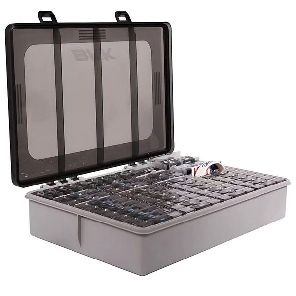 BKK Complete Armor-Point OCD Tackle Storage System Kit (Incl. 48 Boxes with hooks)