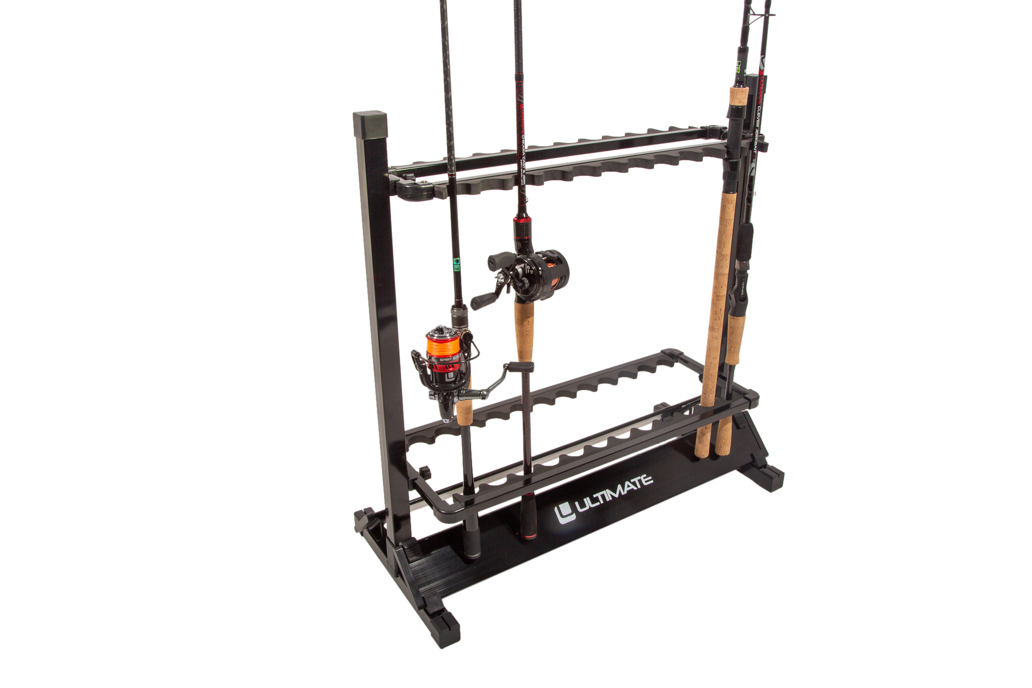 Ultimate Aluminum Rod Rack Black