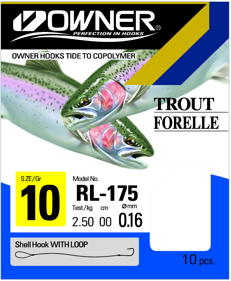 Owner RL-175 Trout Rig (1.50m) (10 pieces)