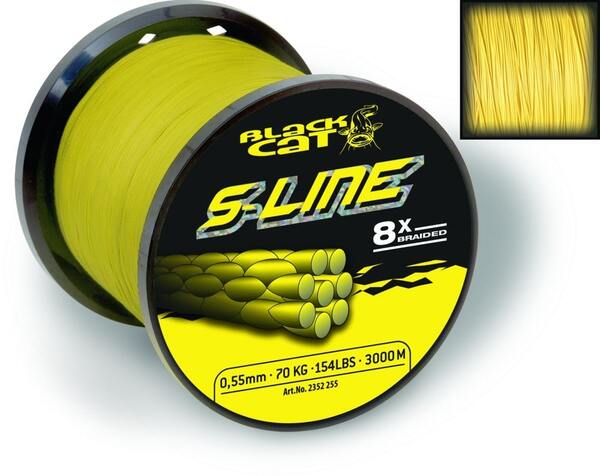 Black Cat S-Line Braided Line Catfish 3000m