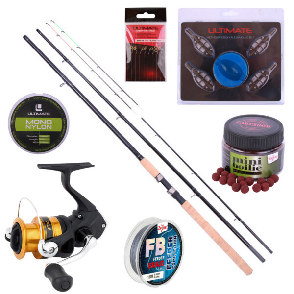 Ultimate Method Feeder Set + Shimano Reel