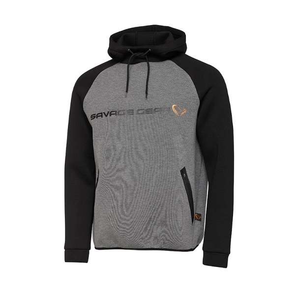 Savage Gear Tec-Foam Hoodie Dark Grey Melange