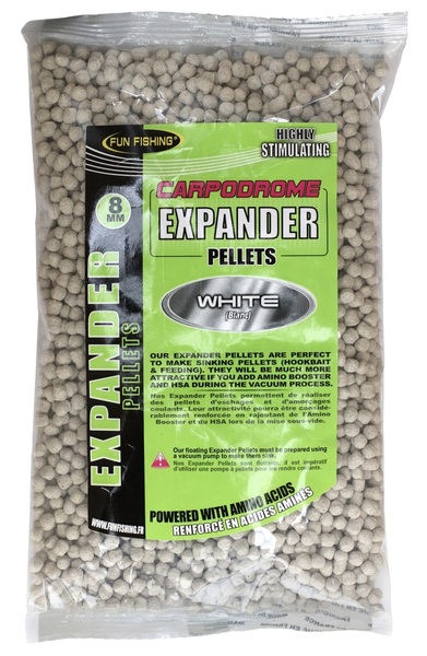 Fun Fishing Carpodrome Expander Pellets White 500g