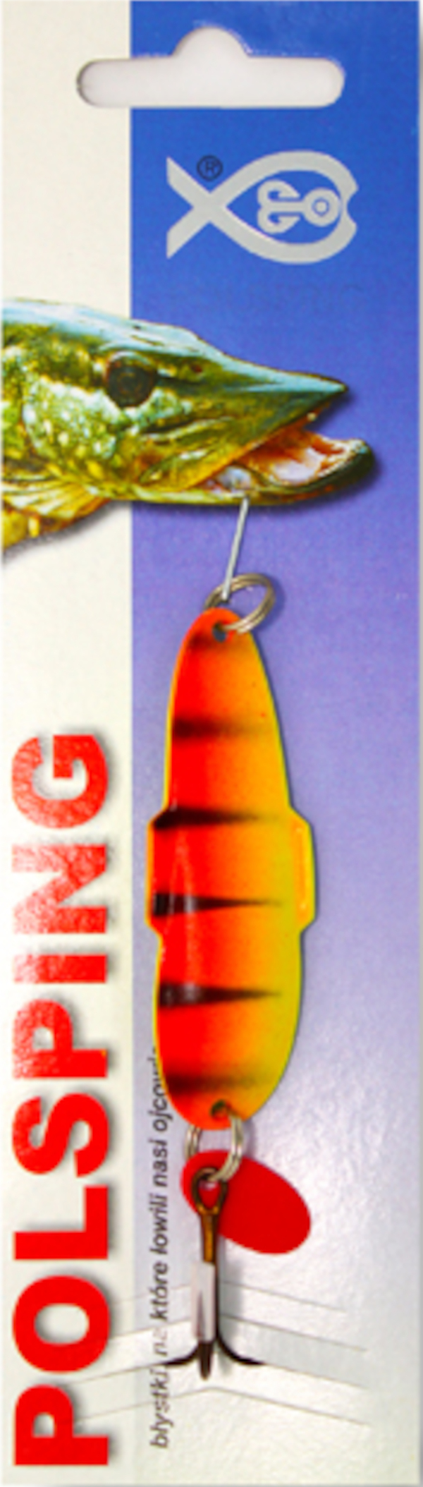 Polsping Cefal Spoon - Fluo Red Yellow Tiger