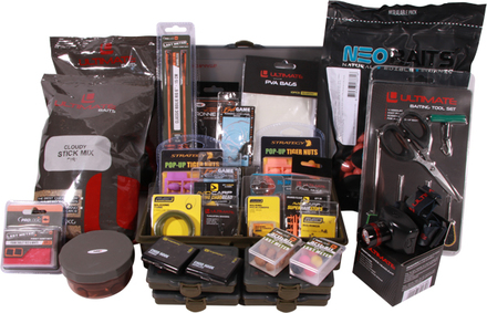 Mega Adventure Carp Box, filled with end-tackles from premium brands!