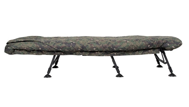 Trakker RLX 6 Camo Bed System Stretcher (Incl. Sleeping bag)