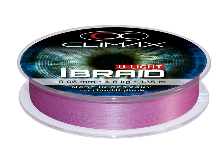 Climax IBraid U-Light Fluo Purple Braided Line (135m)